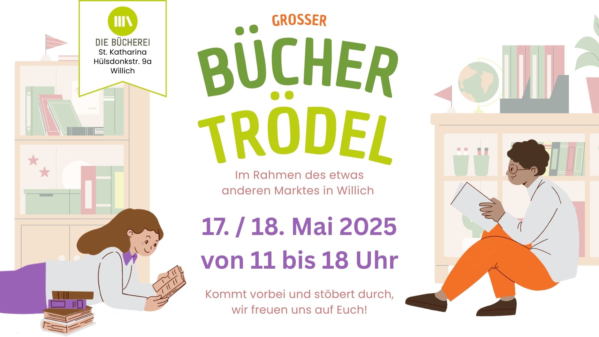 Ankuendigung_Buechertroedel_Mai2025 (c) Anika Behmke